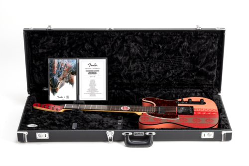 FENDER推出怪物猎人火龙联名款 TELECASTER® 电吉他