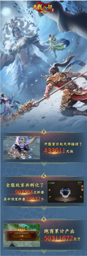 全区爆满《天龙八部归来》新服断桥残雪 今晚7点正式开服